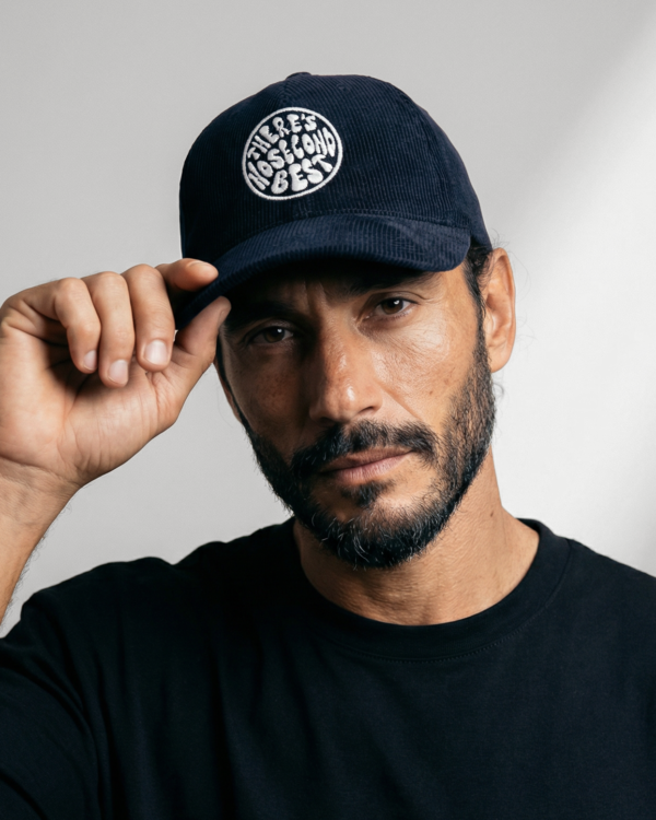 Gorra bitcoin There's no second best negro con bordado blanco modelo frente - Bitnaria