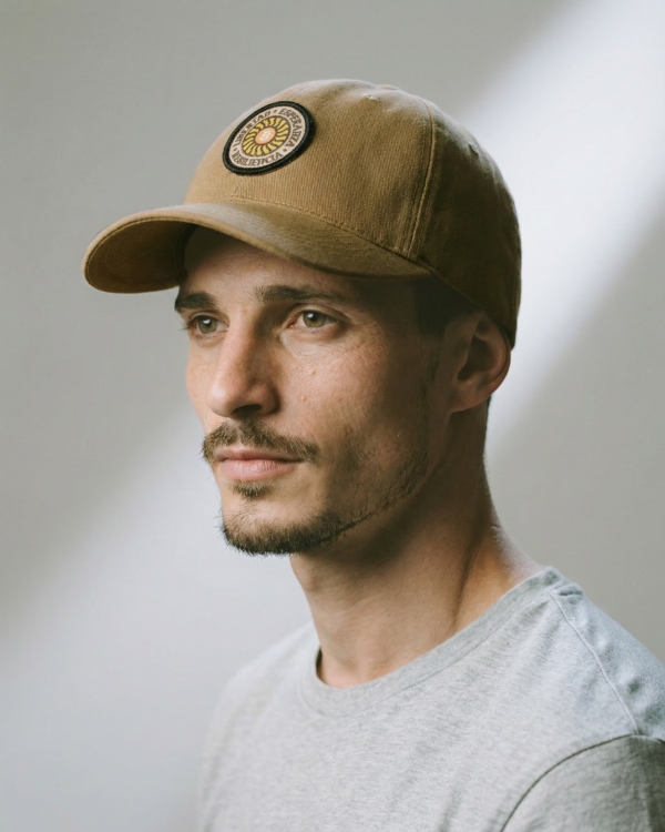 Gorra amanecer bitcoin con parche modelo perfil - Bitnaria